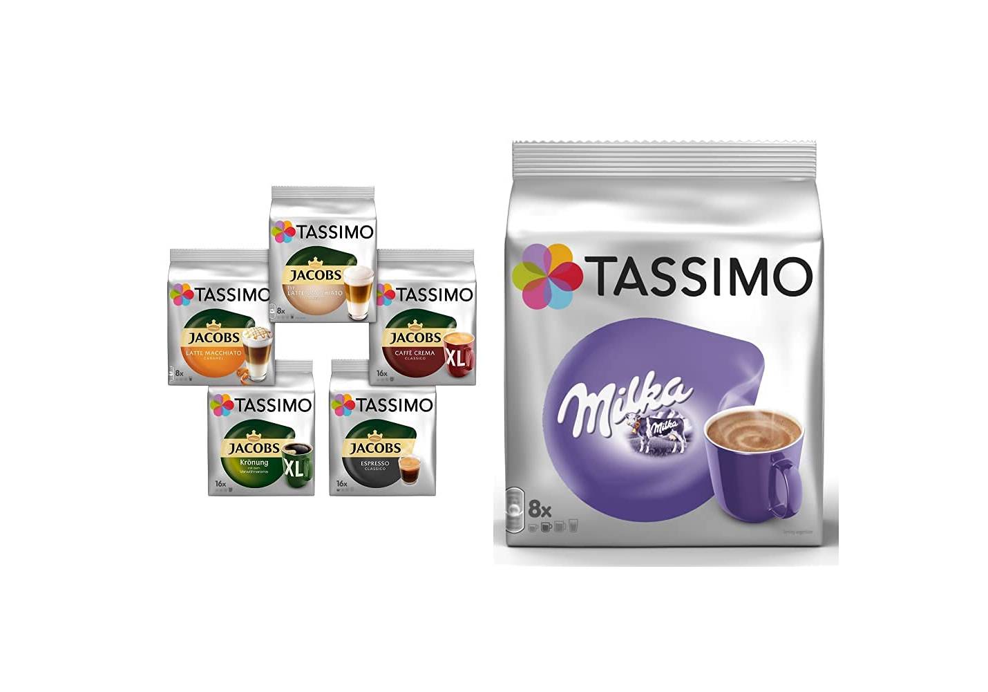 TASSIMO Milka 5er Pack Kakaospezialität T