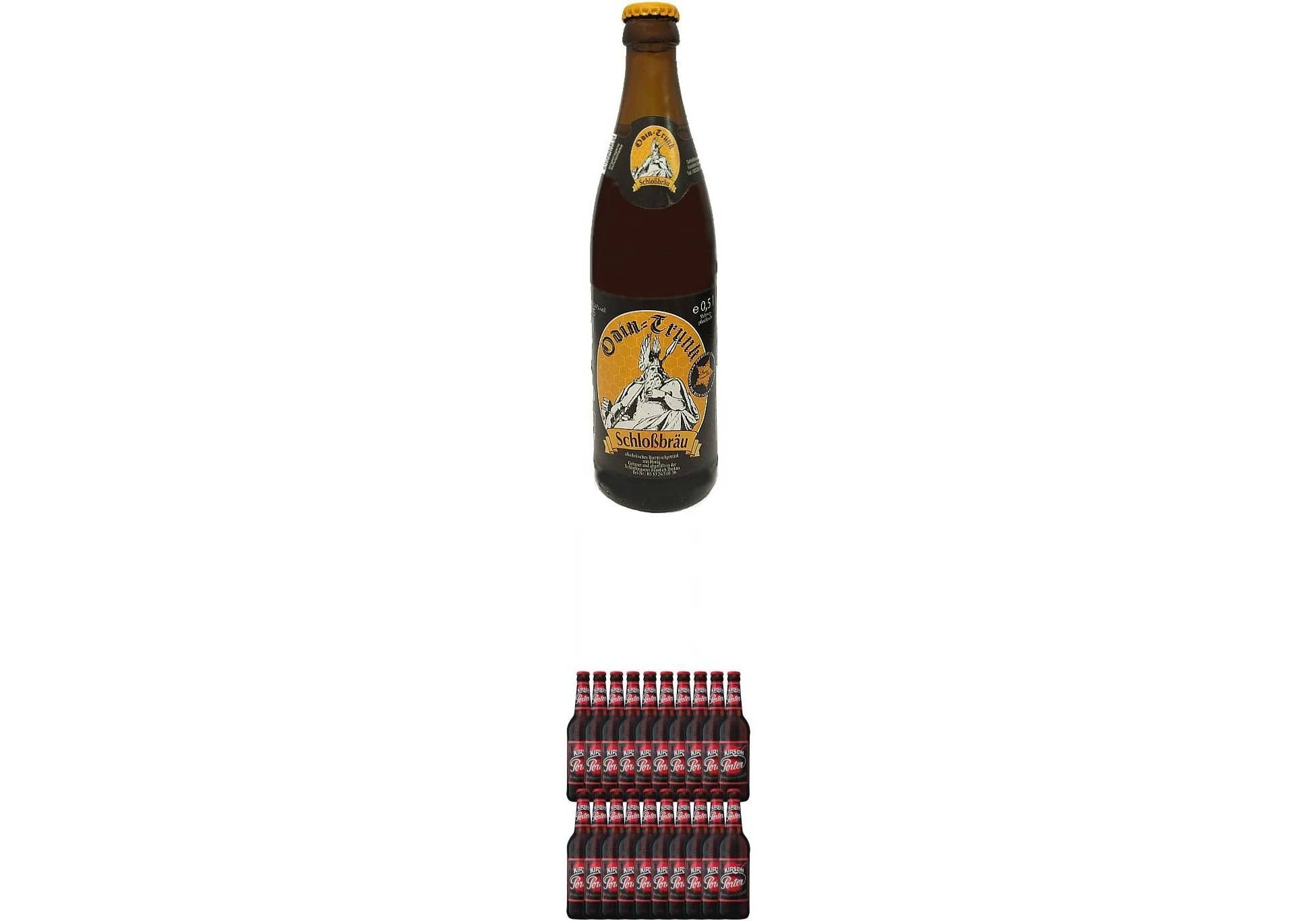 Lebensmittel & Getränke :: Bier, Wein & Spirituosen :: Bier :: Odin Trunk  Honigbier 0,5 Liter Deutschland + Lausitzer KIRSCH Porter Kirschbier 20 x  0,5 Liter Deutschland -  - Ökologische Produkte online  kaufen.
