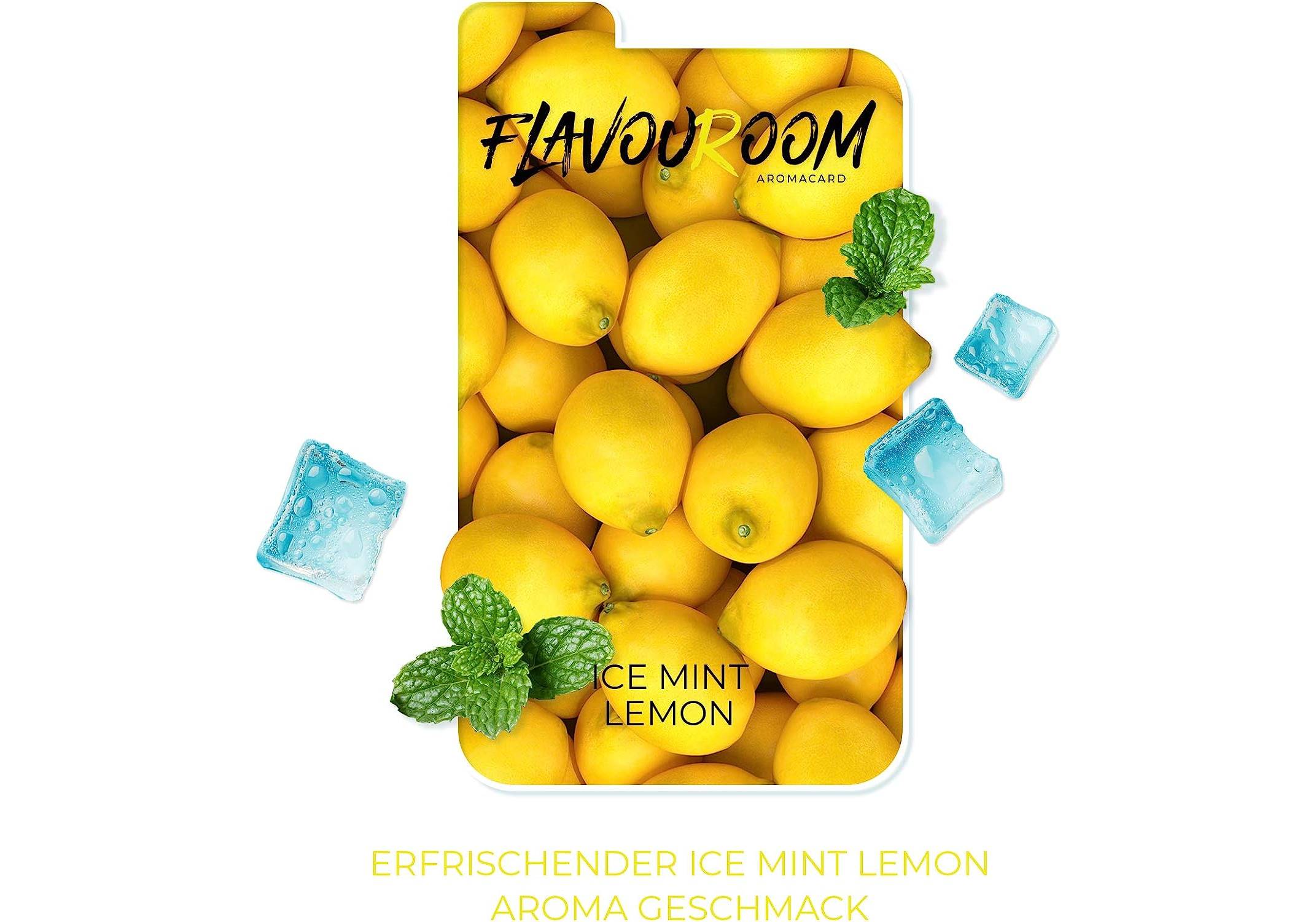 Flavouroom Premium Cool Mint Aromakarte 25er Set, Schmeckt wie original ! 